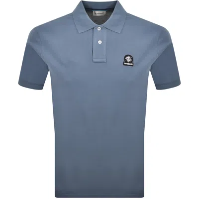 Sandbanks Badge Logo Polo T Shirt Blue