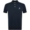 Sandbanks Badge Logo Polo T Shirt Navy In Navy