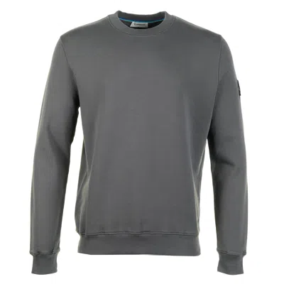 Sandbanks Badge Logo Sweatshirt Anthracite In Gray