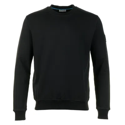 Sandbanks Badge Logo Sweatshirt Black