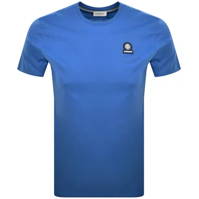 Sandbanks Badge Logo T Shirt Blue
