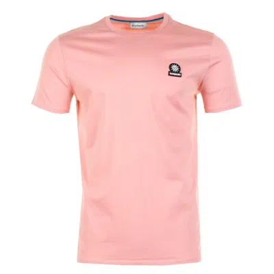 Sandbanks Badge Logo T Shirt Dusty Pink