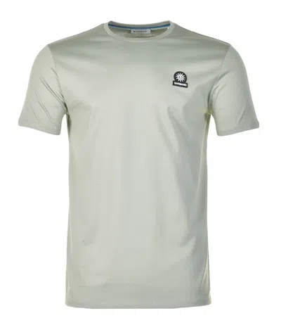 Sandbanks Badge Logo T Shirt Sage In Green