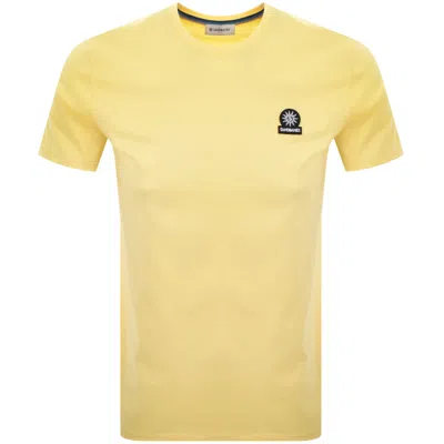 Sandbanks Badge Logo T Shirt Yellow