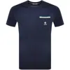 Sandbanks Badge Pocket T Shirt Navy