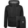 Sandbanks Baffle Puffer Jacket Black In Black