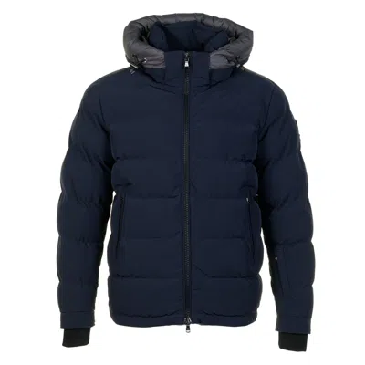 Sandbanks Banks Puffer Jacket Navy In Blue