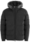 Sandbanks Banks Quilted Shell Jacket In Black