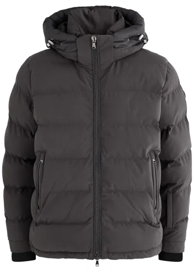 Sandbanks Banks Quilted Shell Jacket In Charcoal