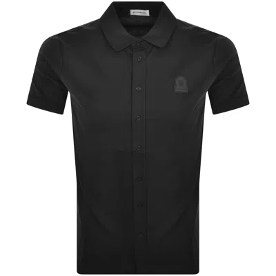 Sandbanks Interlock Short Sleeve Shirt Black