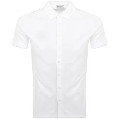 Sandbanks Interlock Short Sleeve Shirt White