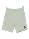 Sandbanks Logo-patch Shorts In Green