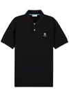 Sandbanks Logo-badge Polo Shirt In Black