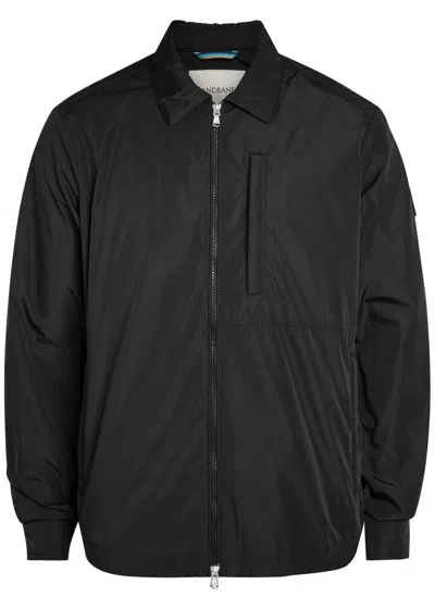 Sandbanks Logo-appliquéd Nylon Jacket In Black