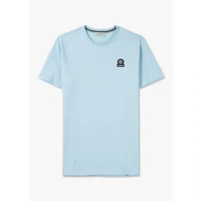 Sandbanks Mens Badge Logo T-shirt In Blue