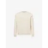 Sandbanks Mens Stone Badge Logo Crewneck Cotton-jersey Sweatshirt In Neutral
