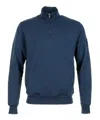 Sandbanks Quarter Zip Sweatshirt Navy