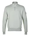 Sandbanks Quarter Zip Sweatshirt Sage