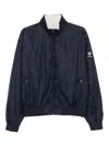 Sandbanks Reversible Logo-patch Jacket In Blue