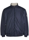 Sandbanks Reversible Logo-patch Jacket In Blue