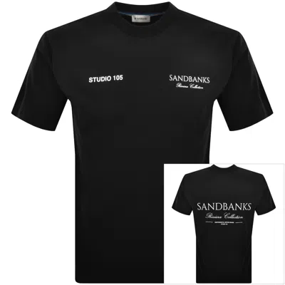 Sandbanks Riveria Collection T Shirt Black