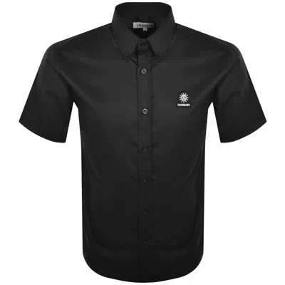 Sandbanks Short Sleeve Logo Shirt Black
