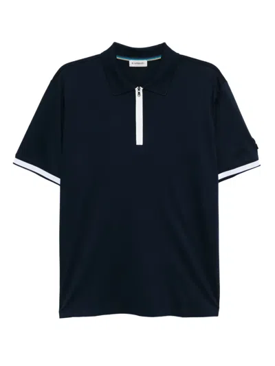 Sandbanks Short-sleeved Polo Shirt In Blue