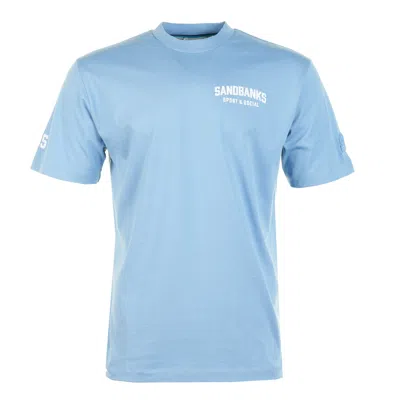 Sandbanks Sport & Social T Shirt Dusty Blue