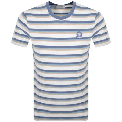 Sandbanks Tricolour Fade Stripe T Shirt Multi
