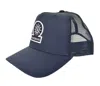 Sandbanks Trucker Logo Cap Navy In Blue