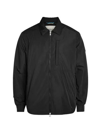 Sandbanks Zip-up Shirt Jacket In Black