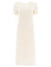 Sandbeige Dresses White In White
