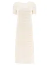 Sandbeige Dresses White