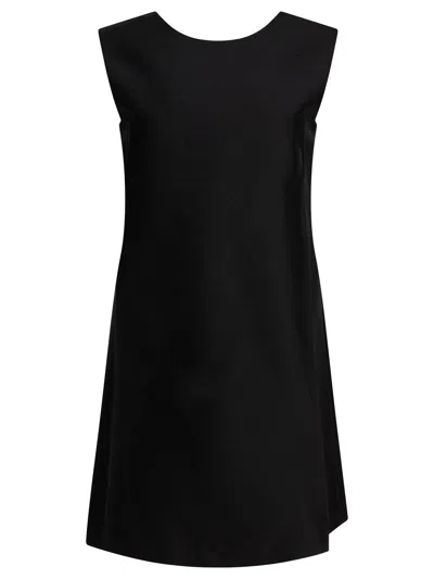 Sandbeige Elegant Mini Dress In Black