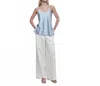 Sandbeige Women's Sophia Sleeveless Top In Sky Blue In Blue