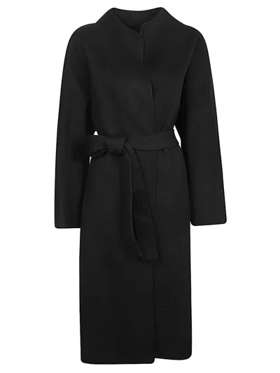 Sandbeige Wool Midi Coat