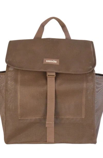 Sande Beach Hauler Mesh Backpack In Black