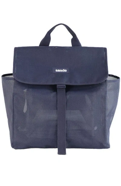 Sande Beach Hauler Mesh Backpack In Purple