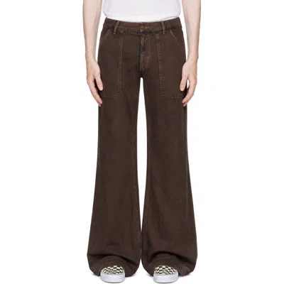 Sanderlak ブラウン Utility フレアジーンズ In Brown