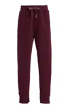 Sanderlak Cotton Jersey Sweatpants In Red