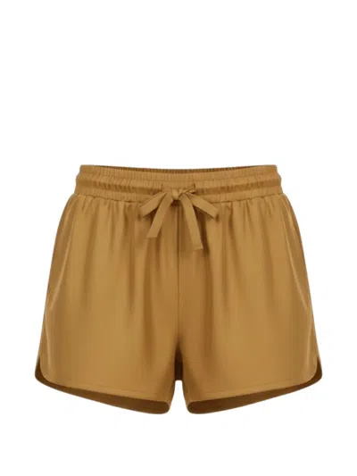 Sanderlak Drawstring-waist Shorts In Brown