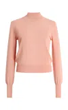 Sanderlak Knit Mockneck Sweater In Pink