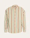 Sanderlak Beige Oversized Shirt In Multi