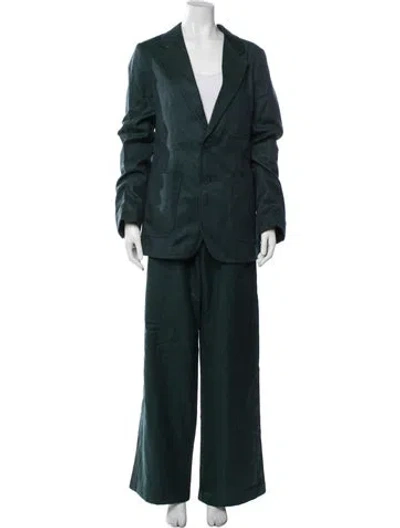 Pre-owned Sanderlak Pantsuit W/ Tags In Green
