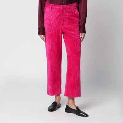 Sanderlak Pink Cadillac Corduroy Cropped Pants