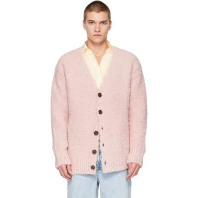 Sanderlak ピンク オーバーサイズ カーディガン In Pink