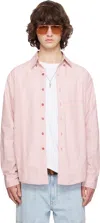 Sanderlak Pink Oversized Shirt In Pink