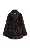 Sanderlak Shearling Coat In Multi