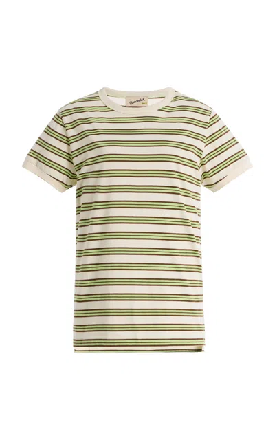 Sanderlak Striped Contrast Rib Tee