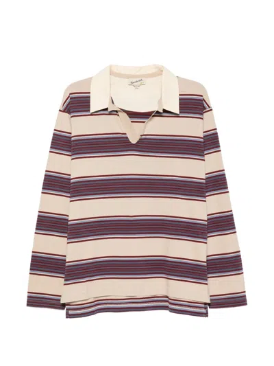Sanderlak Striped Cotton-jersey Polo Shirt In Multi